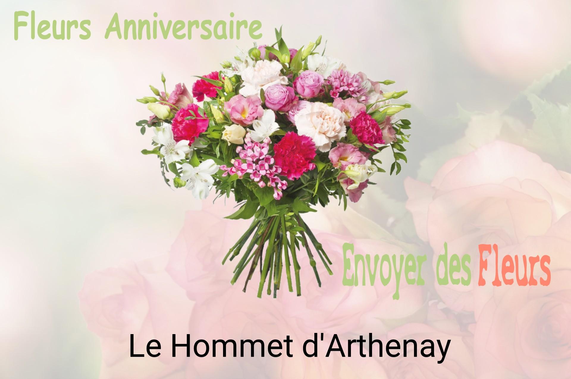 Bouquet de fleurs d’anniversaire livré à Le Hommet-d'Arthenay