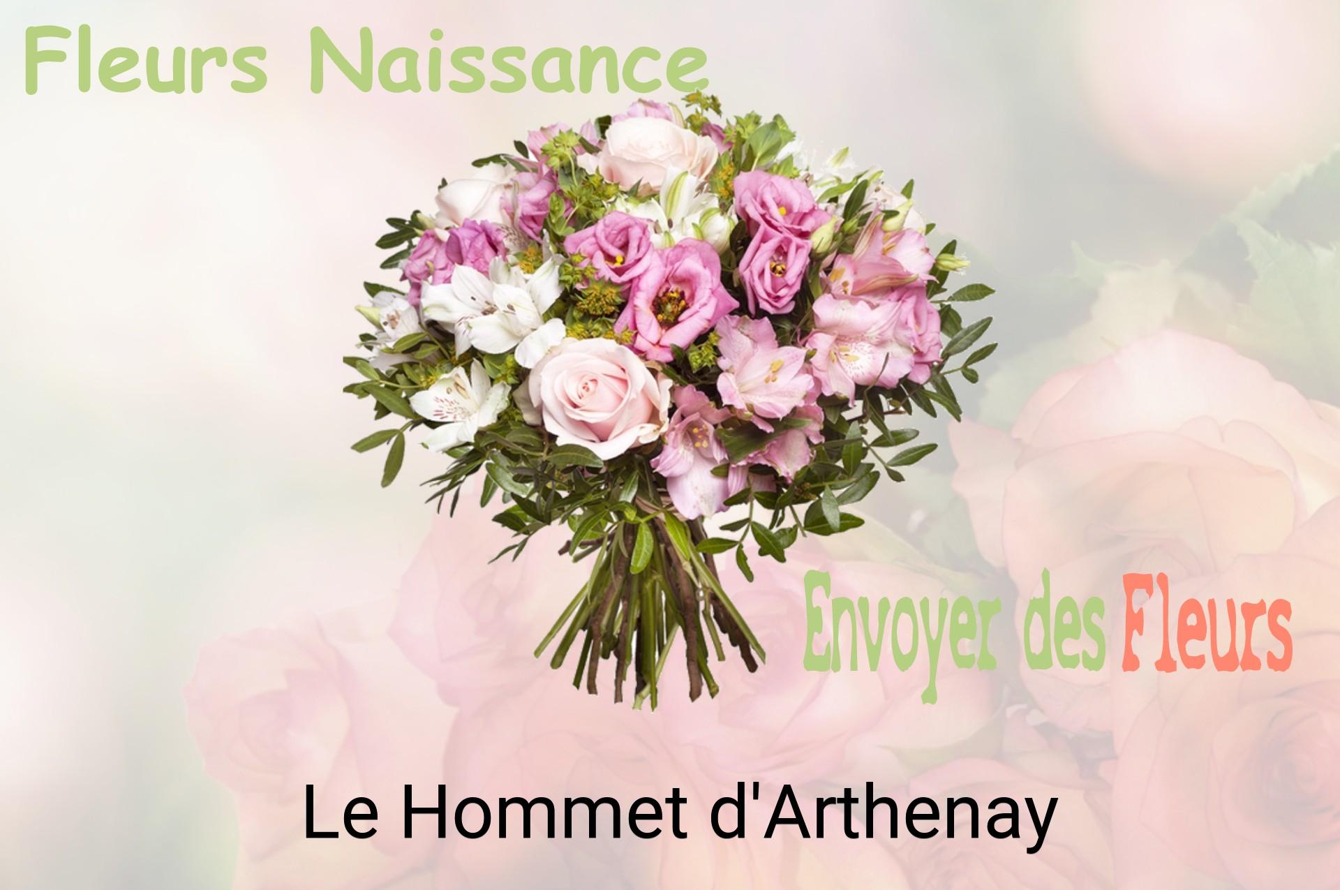 Bouquet de fleurs de naissance livré à Le Hommet-d'Arthenay